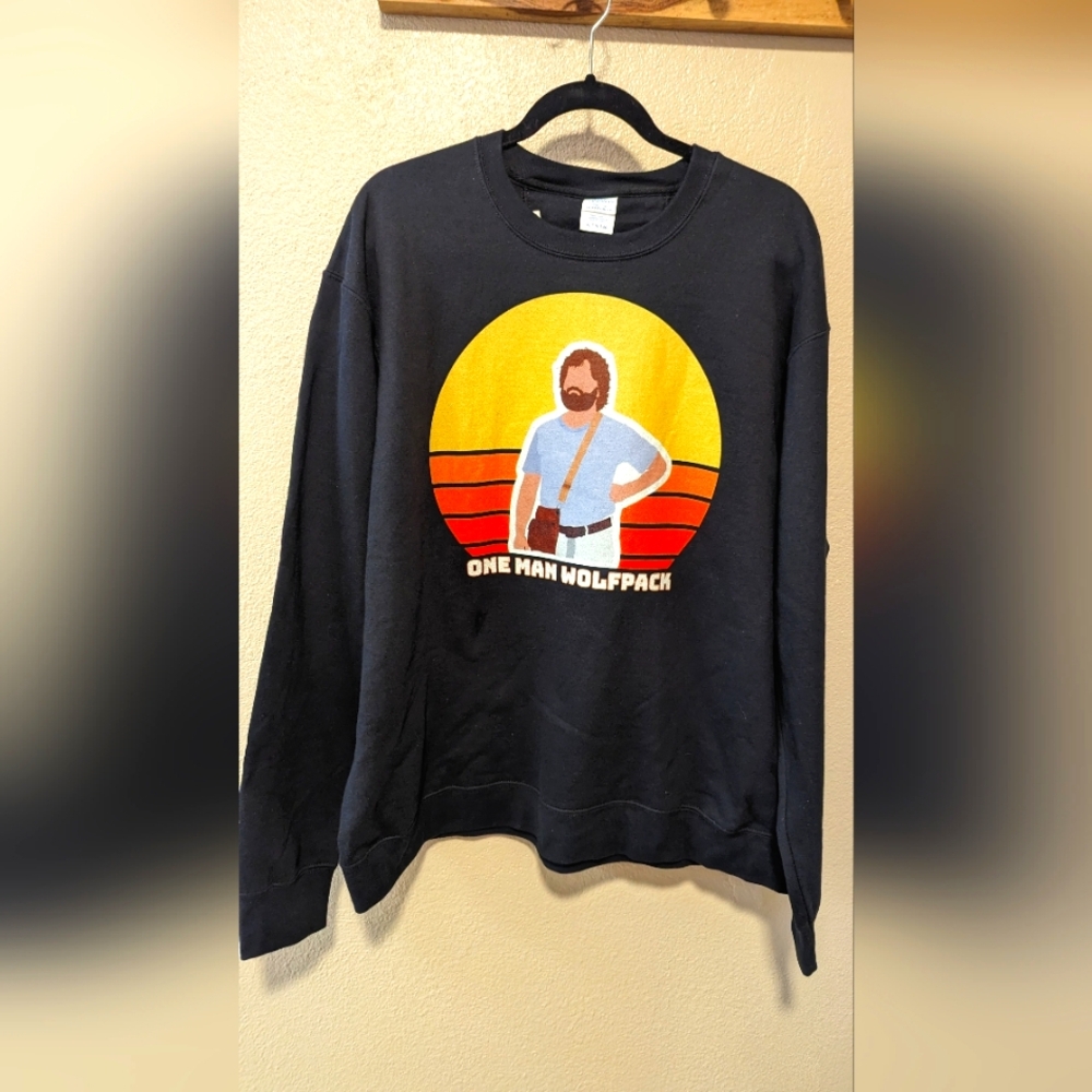 One man Wolfpack sweatshirt